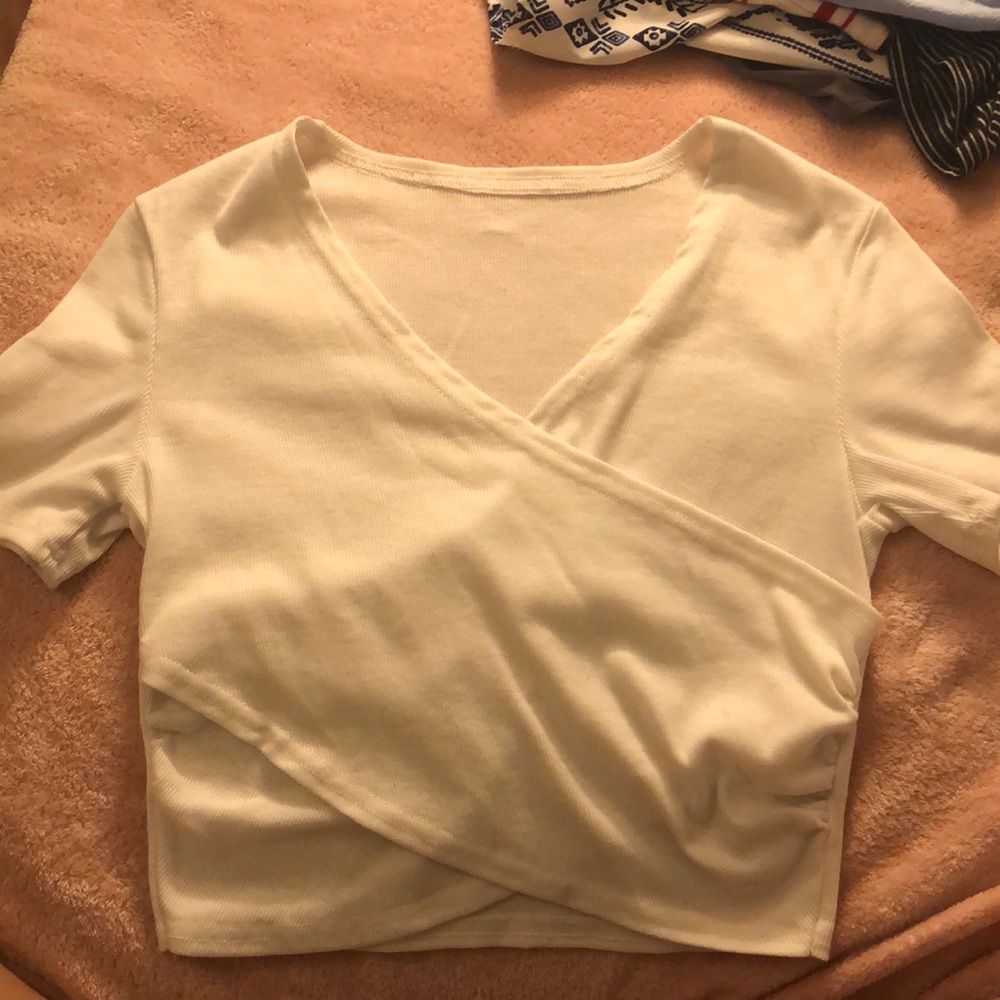 White cross shirt